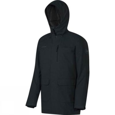 Parka Mammut Trovat HS Hombre - Negras - Chile VZT250781